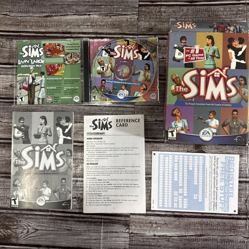 The Sims PC Windows 98/95 in Big Box 2000